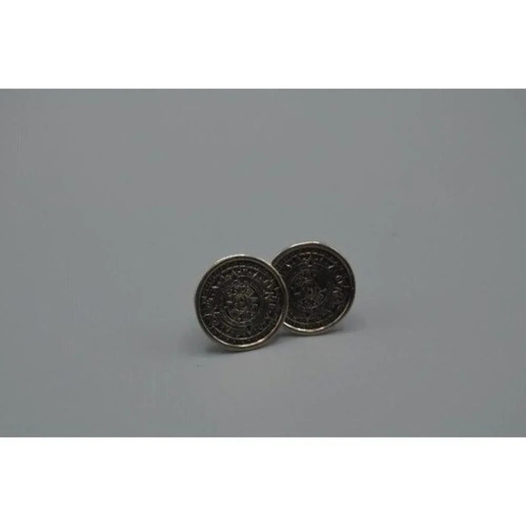 Mayan Calendar Silver Cufflinks - Picture 9 of 10